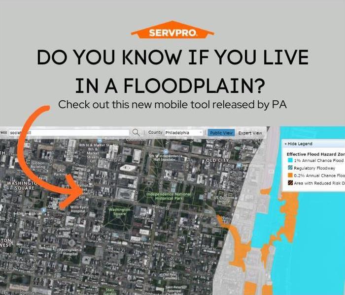 map of flood zones in Philadelphia
